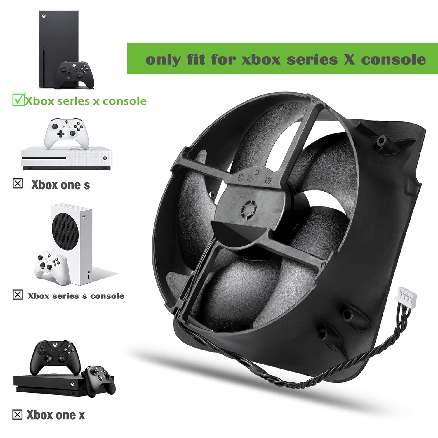 Microsoft Console Xbox Series S - Ventola di Raffreddamento Interna di Ricambio